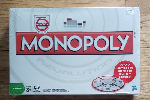 NEW Monopoly REVOLUTION SPANISH w/Sounds & Music Musica y Sonido 2009 Sealed NIB - Picture 1 of 3