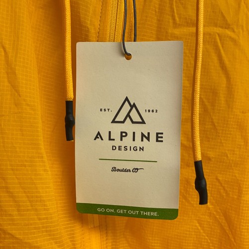 Alpine Design Women's Wind Hooded Jacket Solid Orange ADW13700 Brand New! - Picture 10 of 10