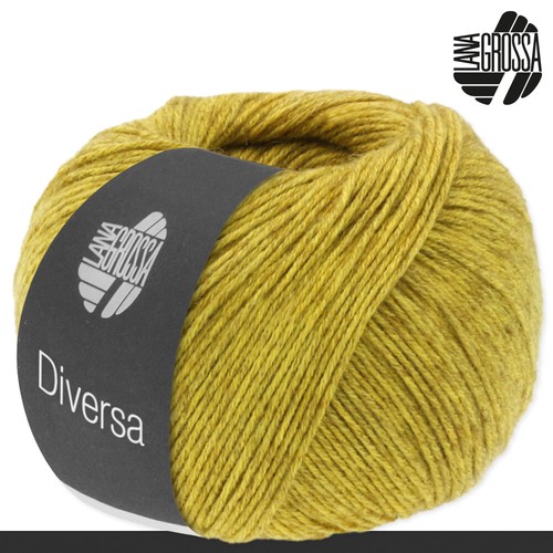 Lana Grossa 50 g Diversa Wolle Baumwoll-Mischgarn Mélange Stricken 22 Farben - Picture 40 of 45