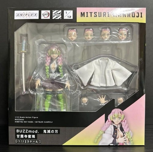 BUZZmod. Mitsuri Kanroji 1/12 Action Figure Demon Slayer Kimetsu no Yaiba Japan  - Picture 1 of 2