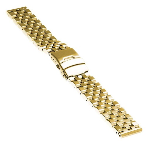 StrapsCo Heavy Duty Stainless Steel Super Engineer Metal Watch Band Bracelet - Picture 13 of 14