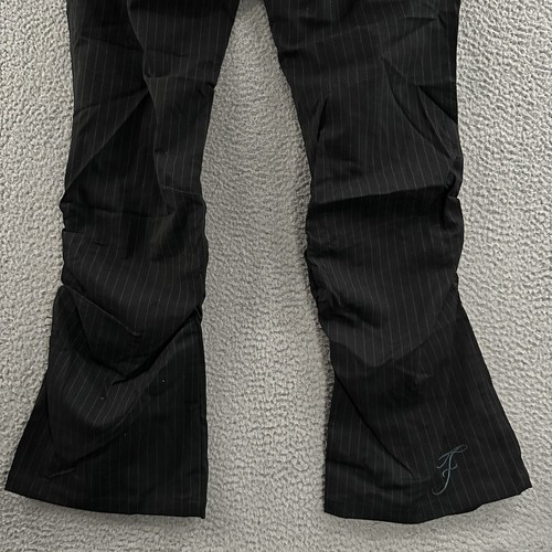 Fetish Womens Pants Black Size 11/12 Rouched Flared Eve Y2K Polyester Blend - Picture 14 of 19
