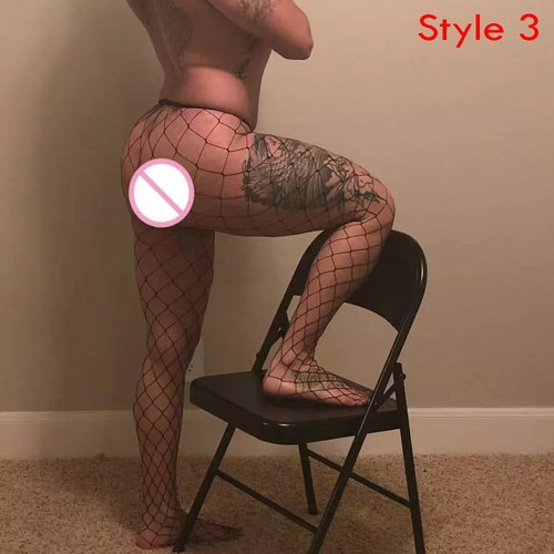 Men Sexy Body Stockings Fishnet Bodysuit Lingerie Pantyhose Gay Sissy Underwear - Picture 15 of 31