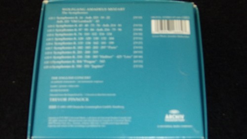 MOZART THE COMPLETE SYMPHONIES TREVOR PINNOCK 11 CD BOXSET ARCHIV 471 666-2 - Picture 4 of 4