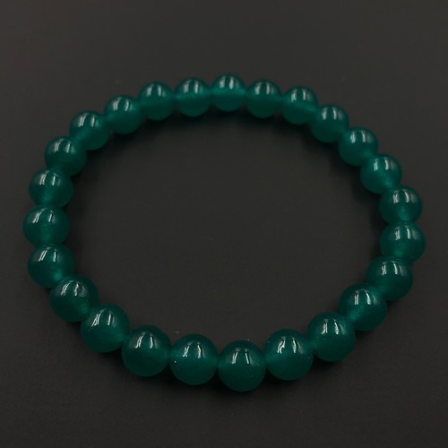 Bead Bracelet 8 mm Beaded Gemstone Stretchable Bracelet 7.5 Inches SB - Picture 110 of 136