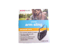 CVS Health Adult Size Universal Arm Sling Black New
