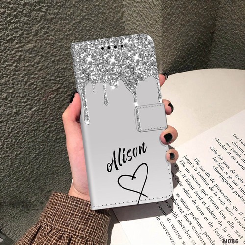 Pretty Customised Case For Samsung A56 A36 S26 S25 S24 Fold Wallet Leather Cover - Picture 21 of 49