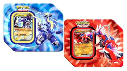 Pokemon TCG Paldea Legends Tins Koraidon & Miraidon ex Set of 2 New Sealed - Picture 1 of 1