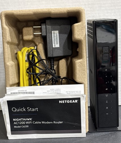 NETGEAR DOCSIS 3.0 1.2Gbps Two-in-one Cable Modem + WiFi Router (C6230-100NAS) - Afbeelding 4 van 4
