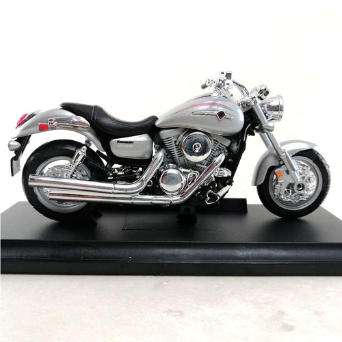 2002 Kawasaki VULCAN 1500 MEAN STREAK Motorcycle Die-cast Model Welly 1:18 Scale - Picture 3 of 12