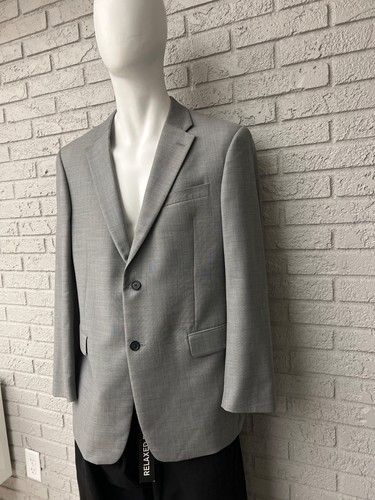 Blazer Tommy Hilfiger Hombre Gris Dos Botones Lana Talla 42R - Imagen 7 de 15