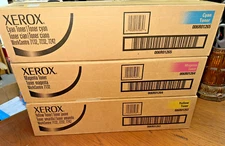 3 NEW SEAL GENUINE Xerox WorkCentre 7132 7232 7242 Toner 6R01263 6R01264 6R01265