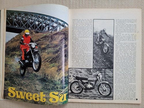 Motorcyclist Illustrated Magazine 1974 September Honda XL 250 Suzuki TS125 - Picture 6 of 10