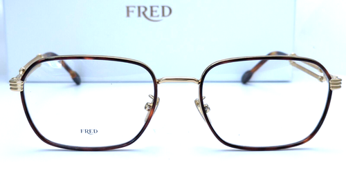 Fred FG50037U 053 Rectangle Shiny Endura Gold Unisex Eyeglasses 56mm - Picture 2 of 11