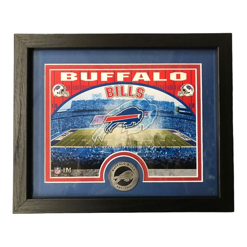 Buffalo Bills 11"X9" Photo Frame W/Minted Coin Highland Mint NFL Licensed New - Picture 3 of 10