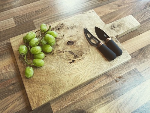 Bandeja para servir roble pippy tabla de queso - tamaño mediano - Imagen 6 de 11