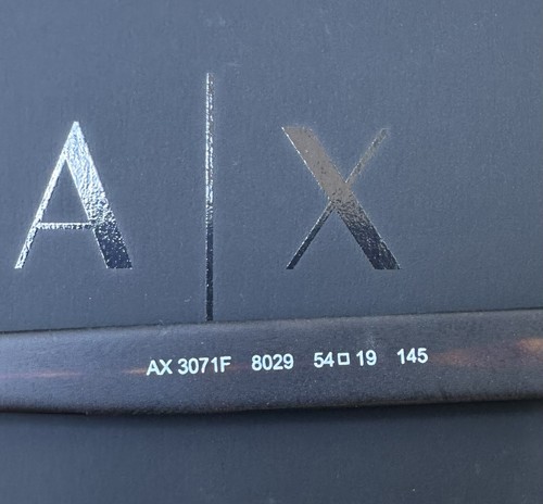 Marco y estuche de gafas Armani Exchange NUEVO modelo AX 3071F 8029 marrón y negro - Imagen 13 de 17