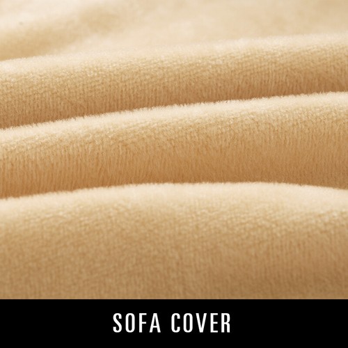 3 tipos Cubierta de sofá de felpa Sala de estar Cubierta elástica Sofá larga Cubierta elástica - Imagen 14 de 49
