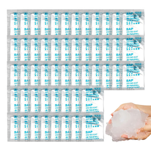 Portable Toilet Absorbent Gel, 50 Pack Portable Toilet Powder Poo Urine Powder - Picture 2 of 12