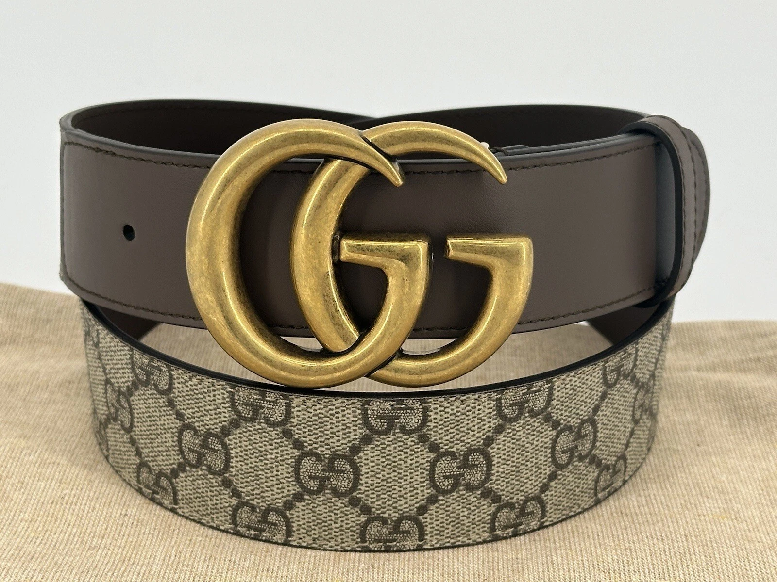Neuf Luxury Original GUCCI Ceinture Femme Marmont  400593   Taille 85 cm 8358