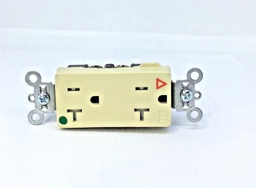 20 AMP 125 VOLT Tamper Resistant Hospital Grade Receptacle Ivory FREE SHIPPING b - Picture 2 of 5