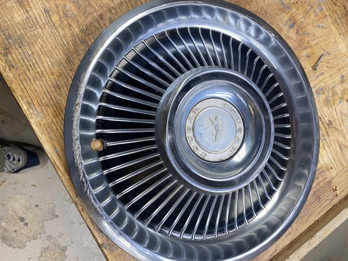 3 Used OEM Ford 14" Hub Caps Wheel Cover 1967 Mercury Cougar - Picture 7 of 10