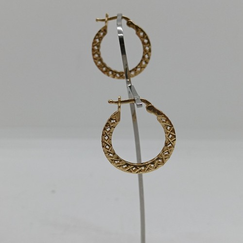 Pendientes de Aro con Circonitas de Oro Amarillo 18KT 3 Gramos (7409) - Imagen 6 de 12