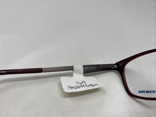 Skechers SK 3107 BUR 54-18-145 Burgundy Full Rim Plastic Eyeglasses Frame X251 - Picture 7 of 8