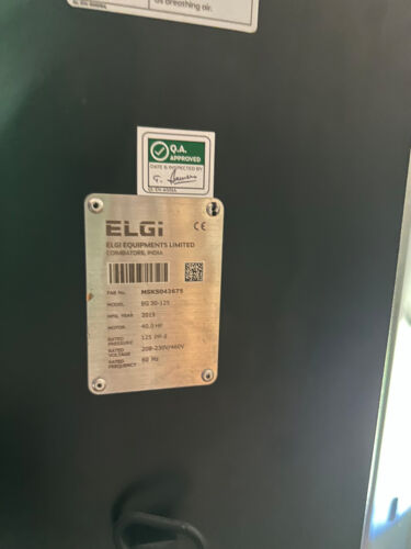 ELGi EG Series 40-HP Tankless Rotary Screw Air Compressor (230/460V 3-Phase) - Picture 3 of 3