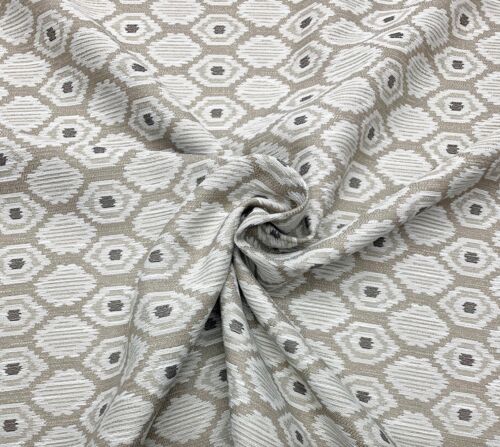 BALLARD DESIGN SOMBRA DUNE InsideOut® BEIGE GEO TESSUTO A NIDO D'APE DA CANTIERE 57"W - Foto 4 di 6