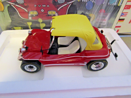 BUGGY Puma Dune 1972 VW Volkswagen rosso rosso aperto Laudo Racing resina 1:18 - Foto 4 di 5