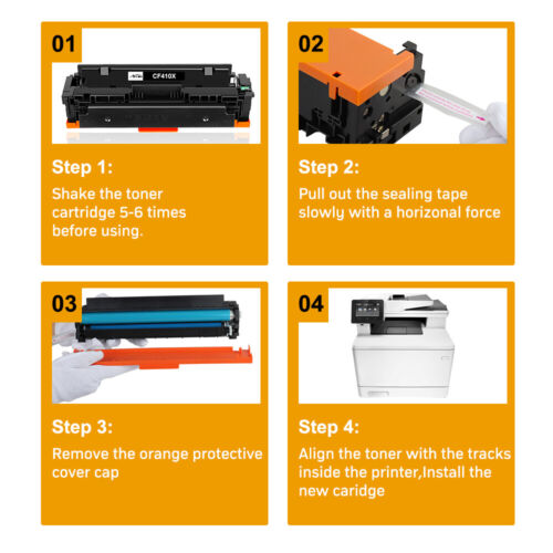 CF410A 410A 410X CF410X Toner For HP Laserjet MFP M477fnw M452dw M377fdw Lot - Picture 9 of 28