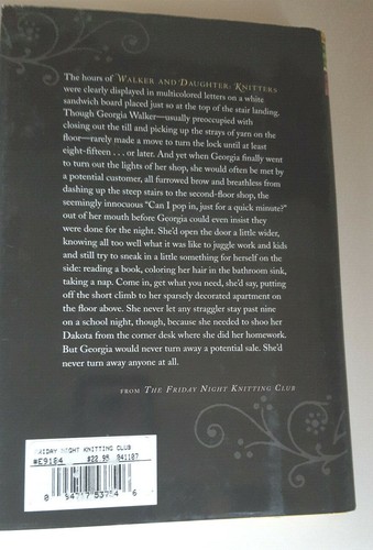 The Friday Night Knitting Club - A Novel Hardcover wit Dust Jacket - Kate Jacobs - Bild 2 von 2