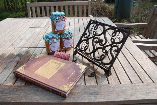Eschert design supporto per libri da cucina ruggine supporto per libri di cucina supporto per ricette - Foto 3 di 5