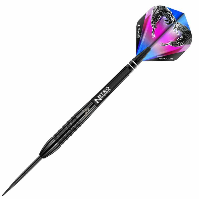 22 GRAM PETER WRIGHT RED DRAGON SNAKEBITE 3 BLACK 90% TUNGSTEN