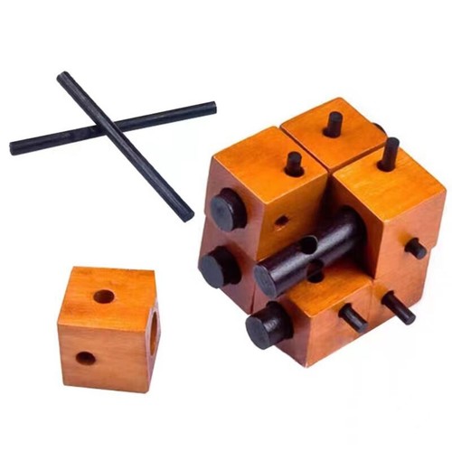 Kongming Lock Puzzle - 3D Brain Teaser - Picture 2 of 3