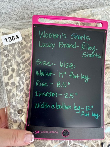 Lucky Brand Womens Riley Animal Print Denim Shorts Size 6/28 Spring Cheetah - Picture 16 of 16