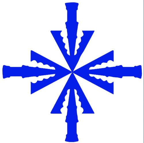 Two (2): Pheon Arrowhead Cross sticker VINYL DECAL - Picture 5 of 11