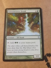 Greenweaver Druid Zendikar ENGLISH 164/249 MTG Magic Elf Druid LP BULK DISCOUNT
