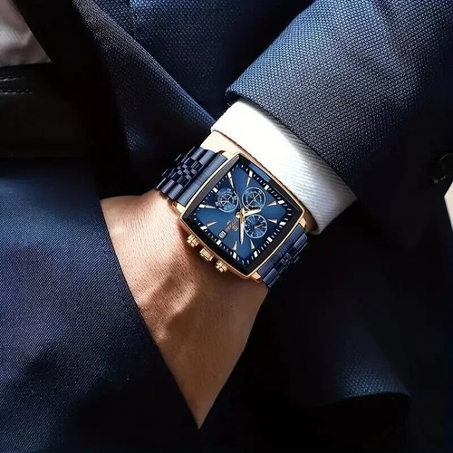 REWARD Men's Business Watch Time Calendar Multifunctional Waterproof Men's Watch - Picture 2 of 5