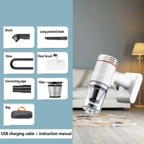 95000Pa Electric Handheld Vacuum Cleaner Wireless Sweeper Cordless For Home Car - Picture 9 of 25