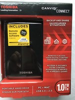 Toshiba Canvio Connect 1tb Portable Hard Drive Black Hdtc710xk3a1 Toshiba Canvio Connect 1tb Portable Hard Drive Black Hdtc710xk3a1