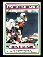 1980 Topps #1 Ottis Anderson