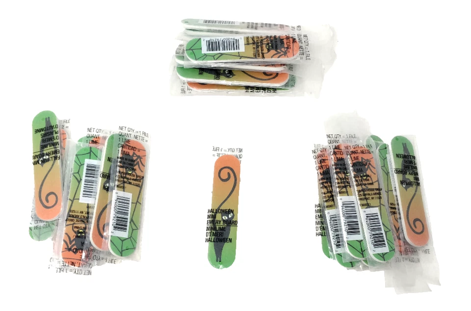 31x Avon Halloween Mini Emery Boards Nail Files Cat Spider Sealed New Old Stock - Image 2 of 2