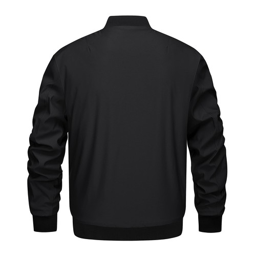 Men's Bomber Jackets Padded Lined Pilot Outwear Lightweight Winter Causal Coats - Picture 3 of 54