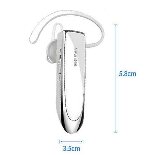 NEU BEE Single Wireless Bluetooth Headset Kopfhörer Noise Cancelling mit Mic - Bild 2 von 9