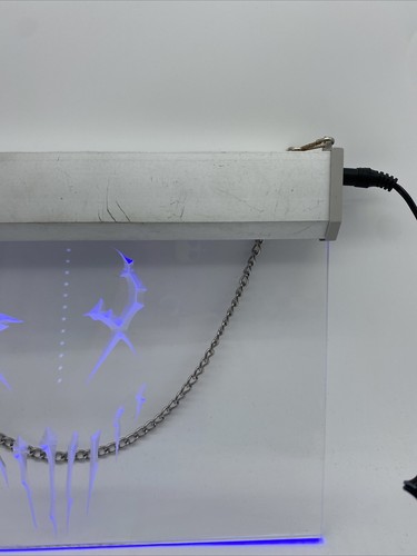 🔥🔥MUSHROOMHEAD Led Neon Light Sign Game Room Bar garage 12”W. 8.5”T Clear - Picture 5 of 10