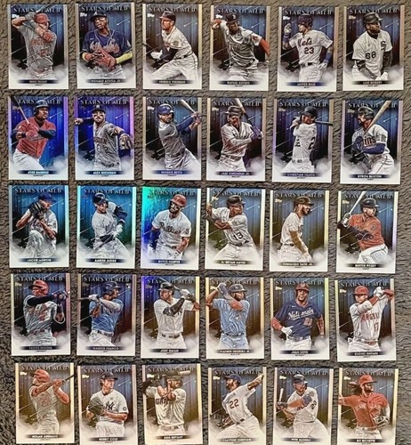 2022 Topps Series 1 Stars of MLB Foil Complete Series (1-30) Franco Rc - Picture 6 of 6