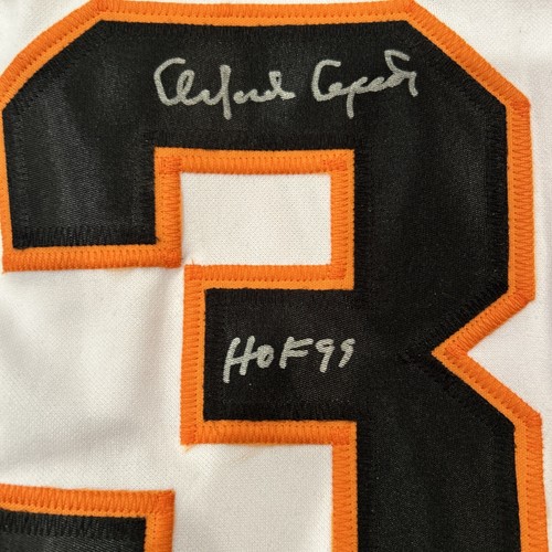 Orlando Cepeda Signed SF Giants White Jersey #30 Inscribed HOF 99 PSA/DNA COA - Picture 2 of 5