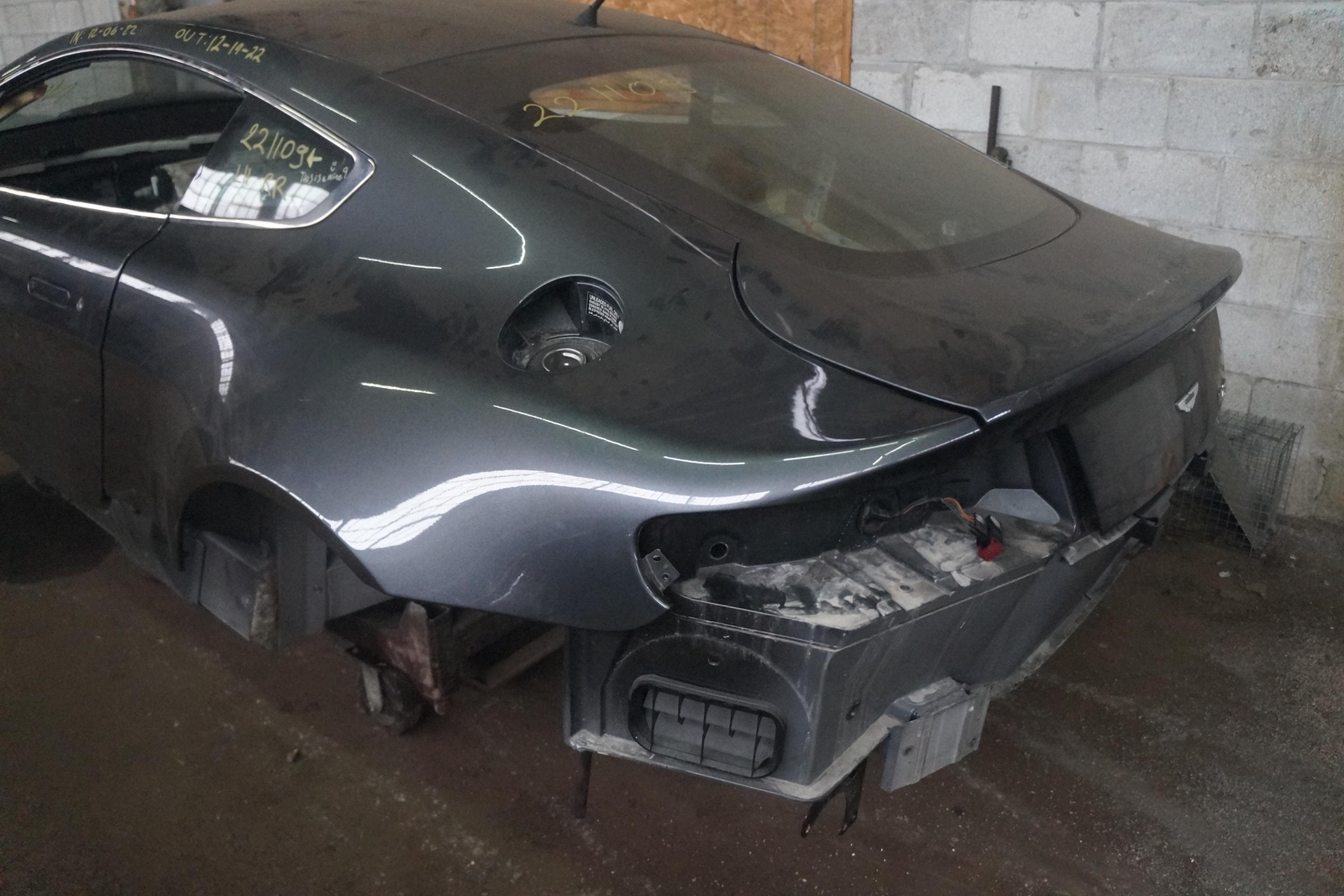 Rear Left Quarter Panel Structural Metal Body Cut Aston Martin Vantage V8 06-18